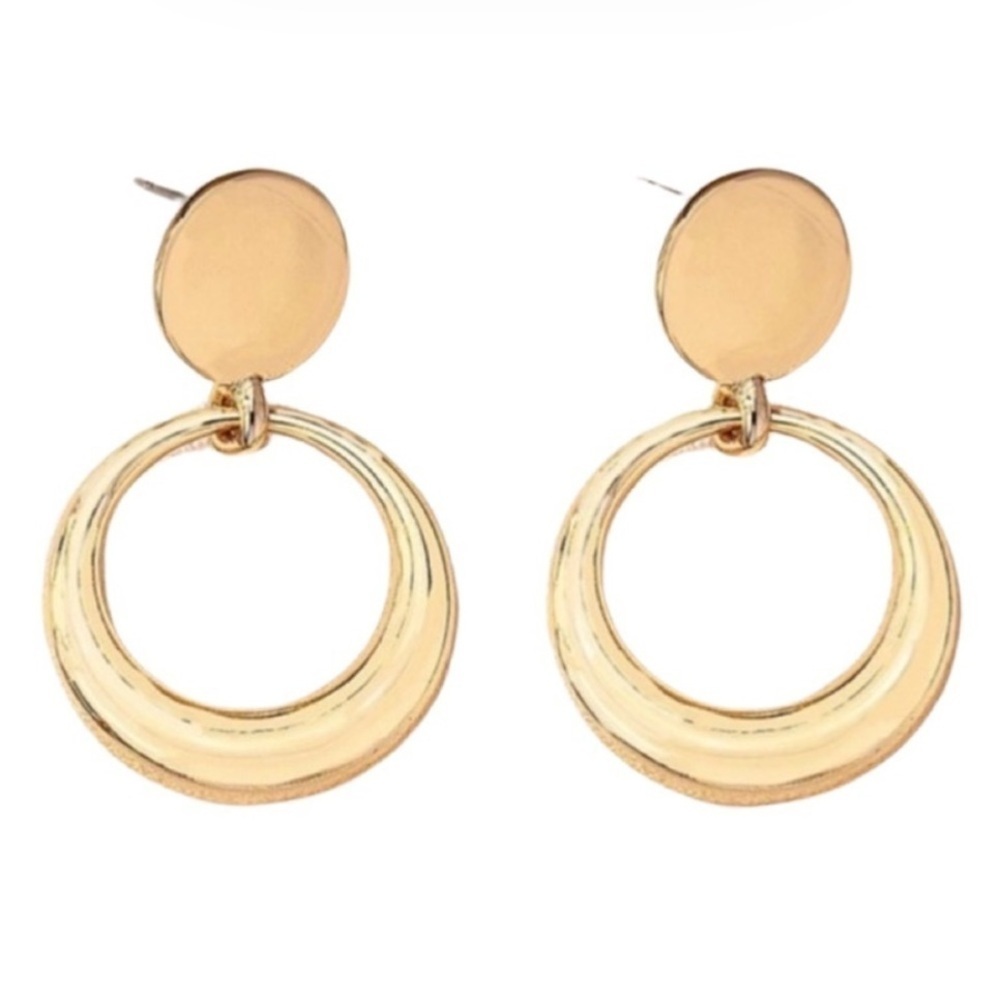 Simple Circular Hoop Earrings